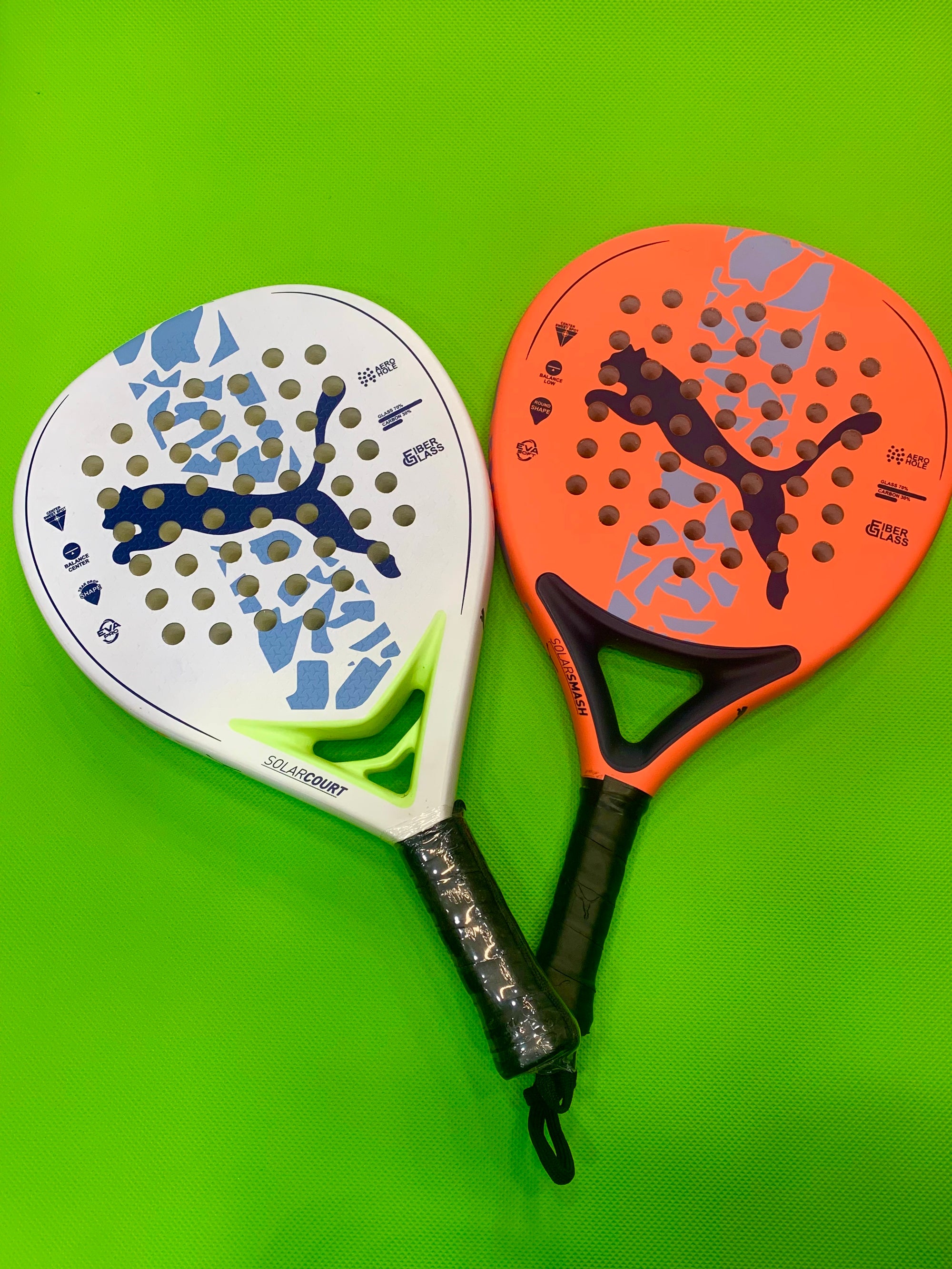 Puma Paddle racket 
Premium quality fiber glass